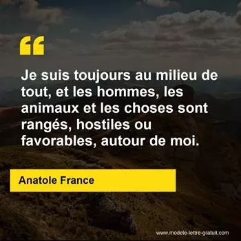 Citation Anatole France