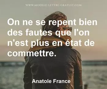 Citation de Anatole France