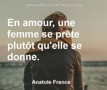 Citation de Anatole France