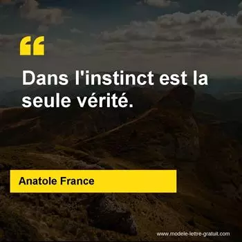 Citation Anatole France
