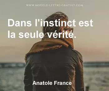 Citation de Anatole France