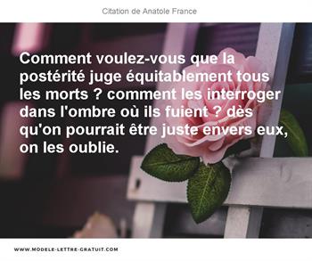 Citations Anatole France