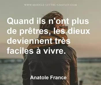 Citation de Anatole France
