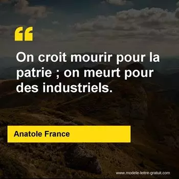 Citation Anatole France
