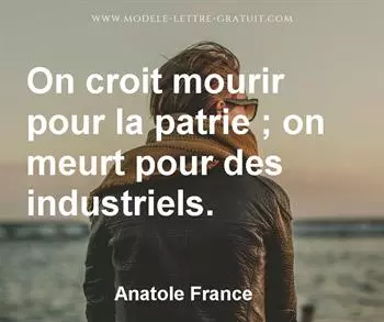 Citation de Anatole France