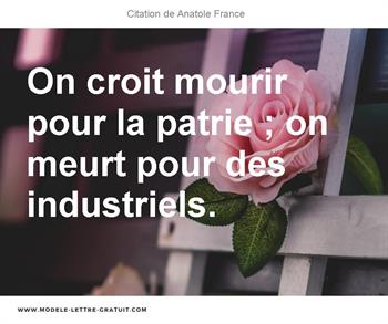 Citations Anatole France