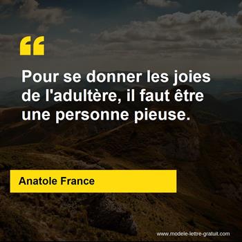 Citation de Anatole France