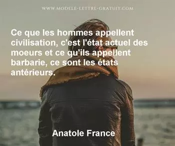Citation de Anatole France