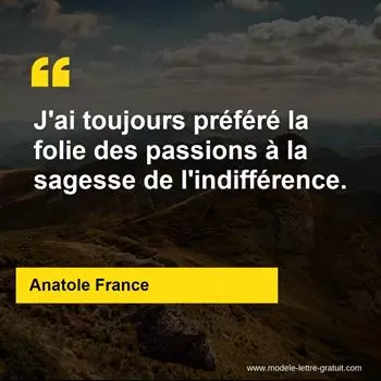 Citation Anatole France