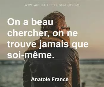 Citation de Anatole France