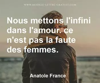 Citation de Anatole France