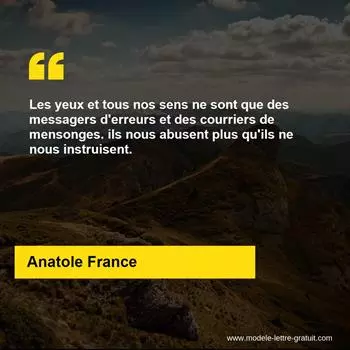 Citation Anatole France