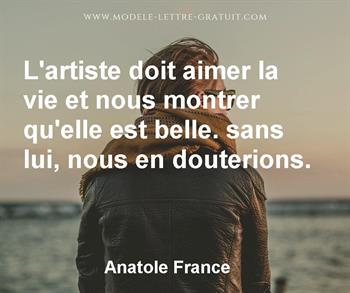 Citation de Anatole France