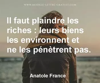 Citation de Anatole France