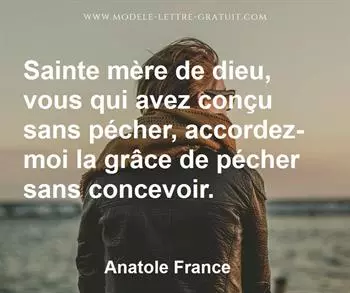 Citation de Anatole France