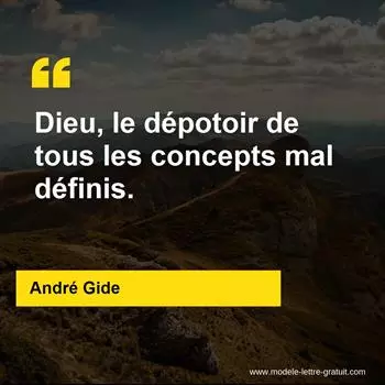 Citation André Gide