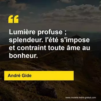 Citation André Gide