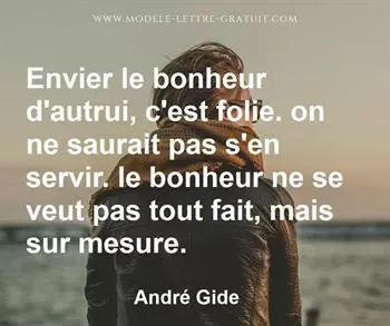 Citation de André Gide