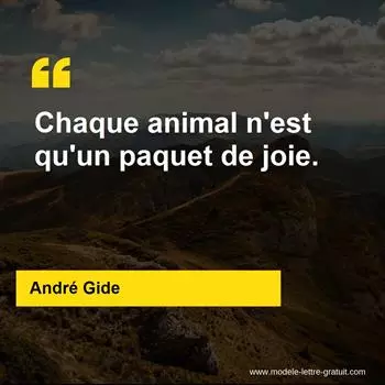 Citation André Gide