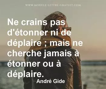 Citation de André Gide