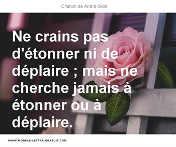 Citations André Gide