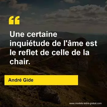 Citation André Gide