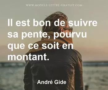 Citation de André Gide