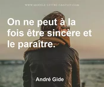 Citation de André Gide