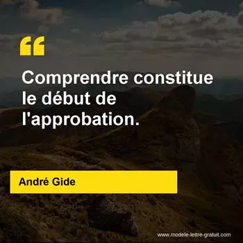 Citation André Gide