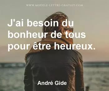 Citation de André Gide