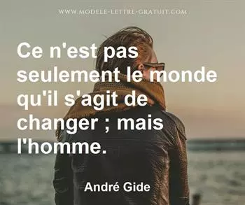 Citation de André Gide