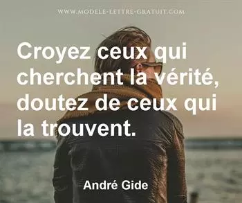 Citation de André Gide