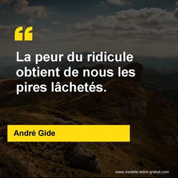 Citation de André Gide