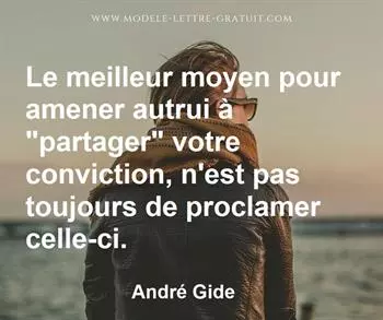 Citation de André Gide