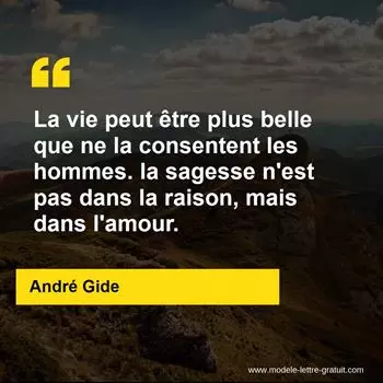 Citation André Gide
