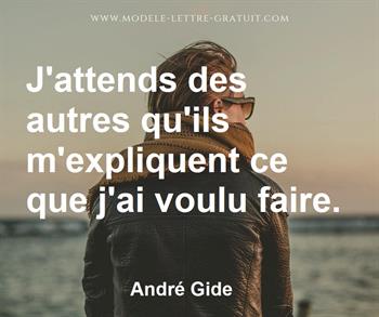 Citation de André Gide