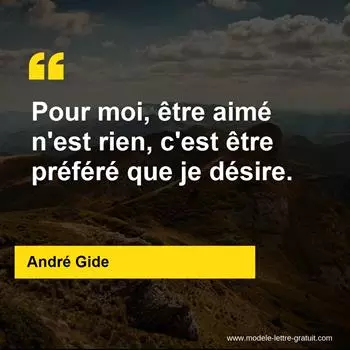 Citation André Gide