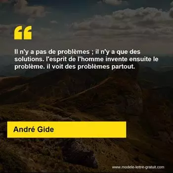 Citation André Gide