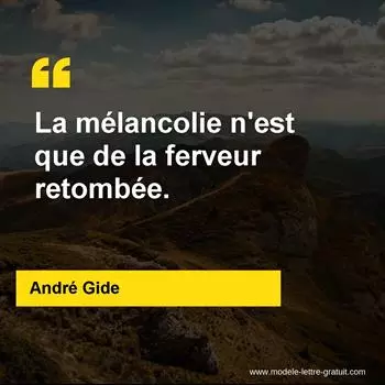 Citation André Gide