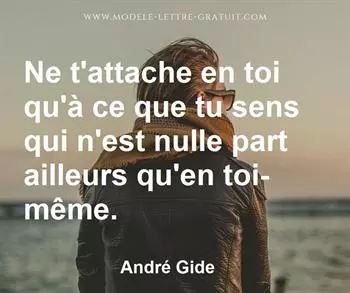 Citation de André Gide