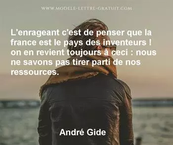 Citation de André Gide