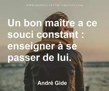 Citation de André Gide