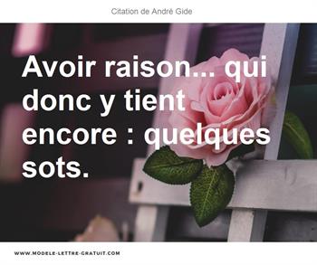 Citations André Gide