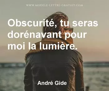 Citation de André Gide