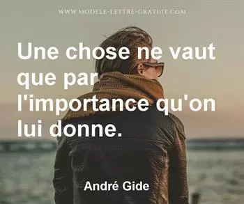 Citation de André Gide