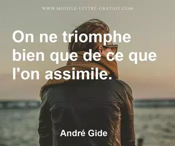 Citation de André Gide