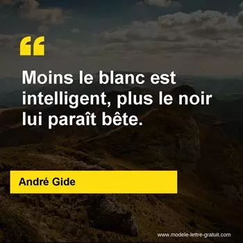 Citation André Gide