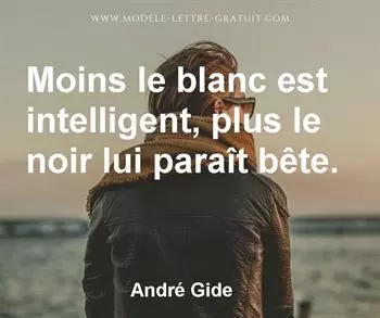 Citation de André Gide