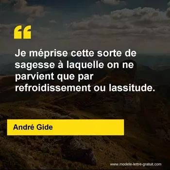 Citation André Gide