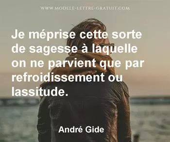 Citation de André Gide
